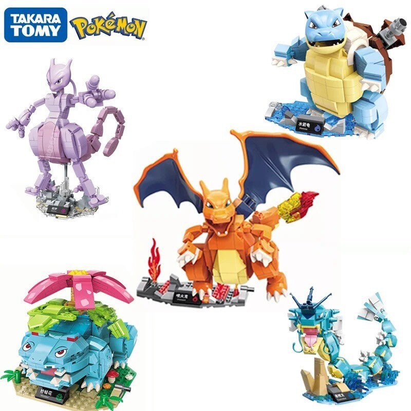 Pokemon Da Costruire Mattoncini Charizard Nuovo Pokeball Costruzione Brics Fuoco