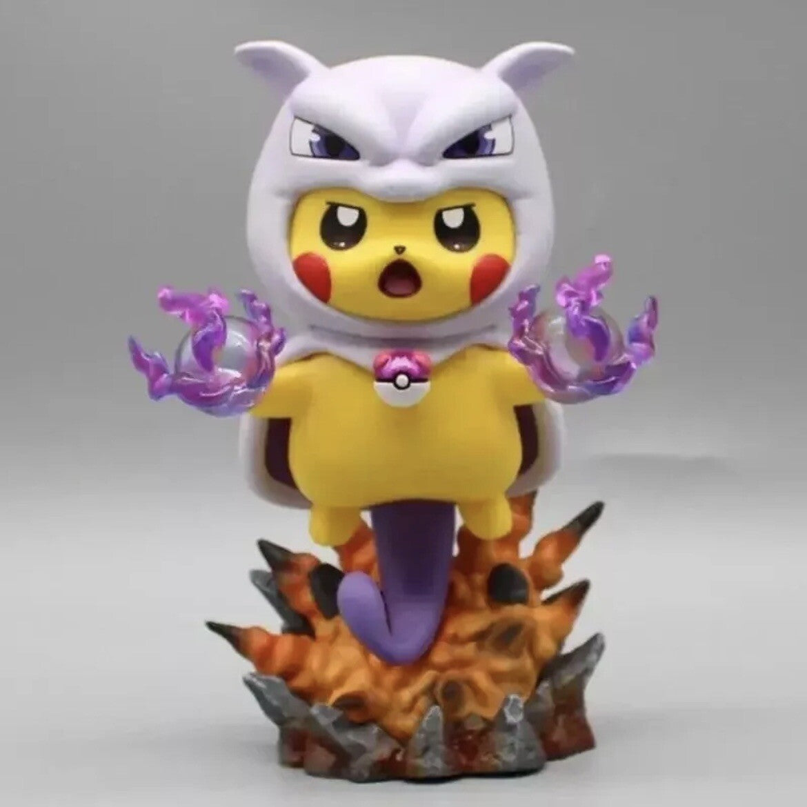 Action Figure Pokemon Statua Da Collezione 12cm Pikachu Mewtwo Nuovo Gameboy