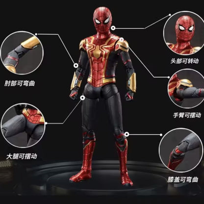 Action Figure Iron Spiderman Statua Da Collezione Videogame Anime Manga New