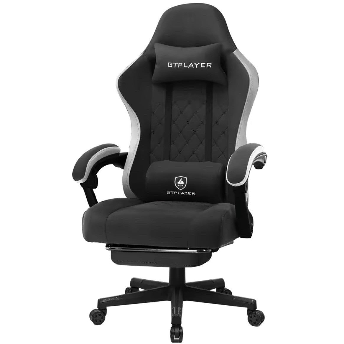 Sedia da Gaming Work Ufficio Ergonomica Reclinabile Poggiapiedi Gamer PC Console