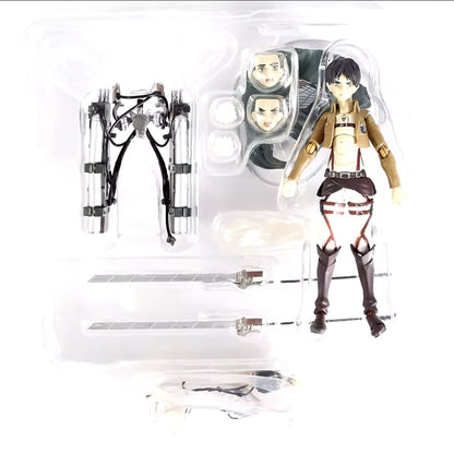 Action Figure Eren Yeager 15cm Figma 207 Attack on Titan Anime Manga Collezione
