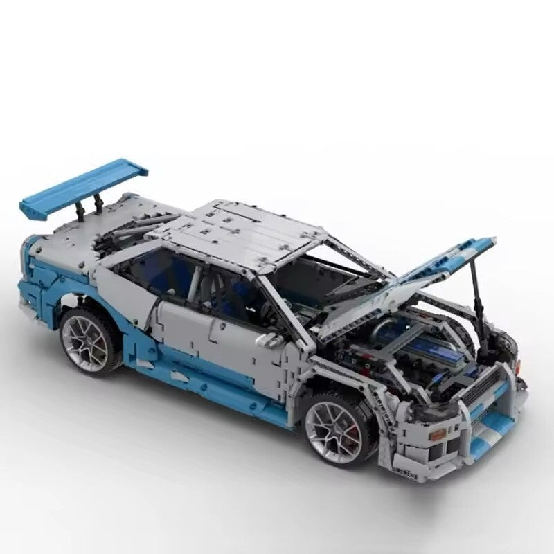 Nissan GT-R R3 Da Costruire 3383 Pezzi Paul Walker 1:8 Mattoncini Technic Fast F