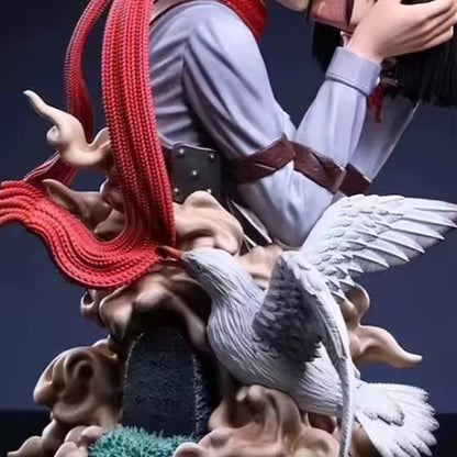 Action Figure Eren Jaeger Mikasa 22cm Attack on Titan Statua da Collezione Manga