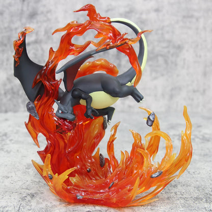 2 Action Figure Pokémon Dark Charizard 21cm Statua Collezione Black Anime Manga
