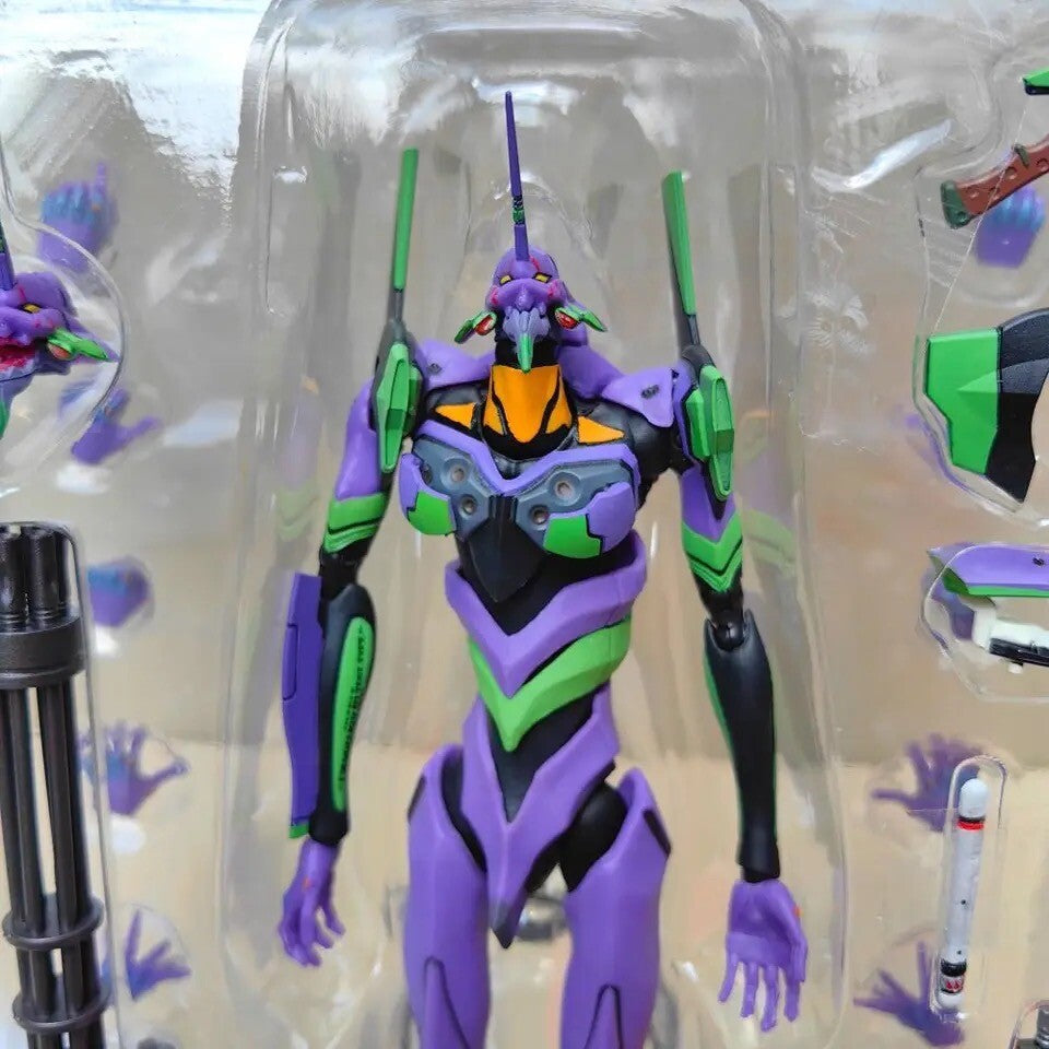 Action Figure Eva 01 Prototype Robot Neon Genesis Evangelion 16cm Statua Diorama