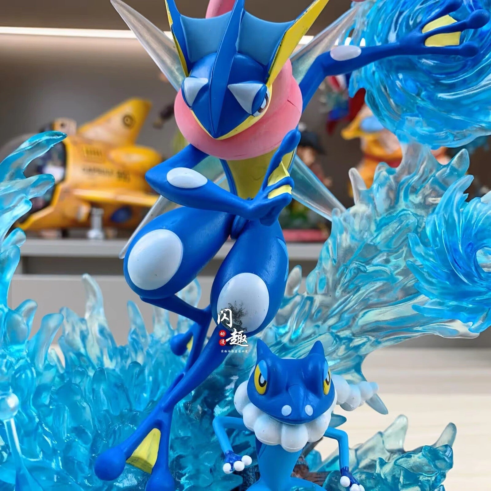 Action Figure Pokémon Greninja Evolution 25cm Statua Da Collezione Anime Manga