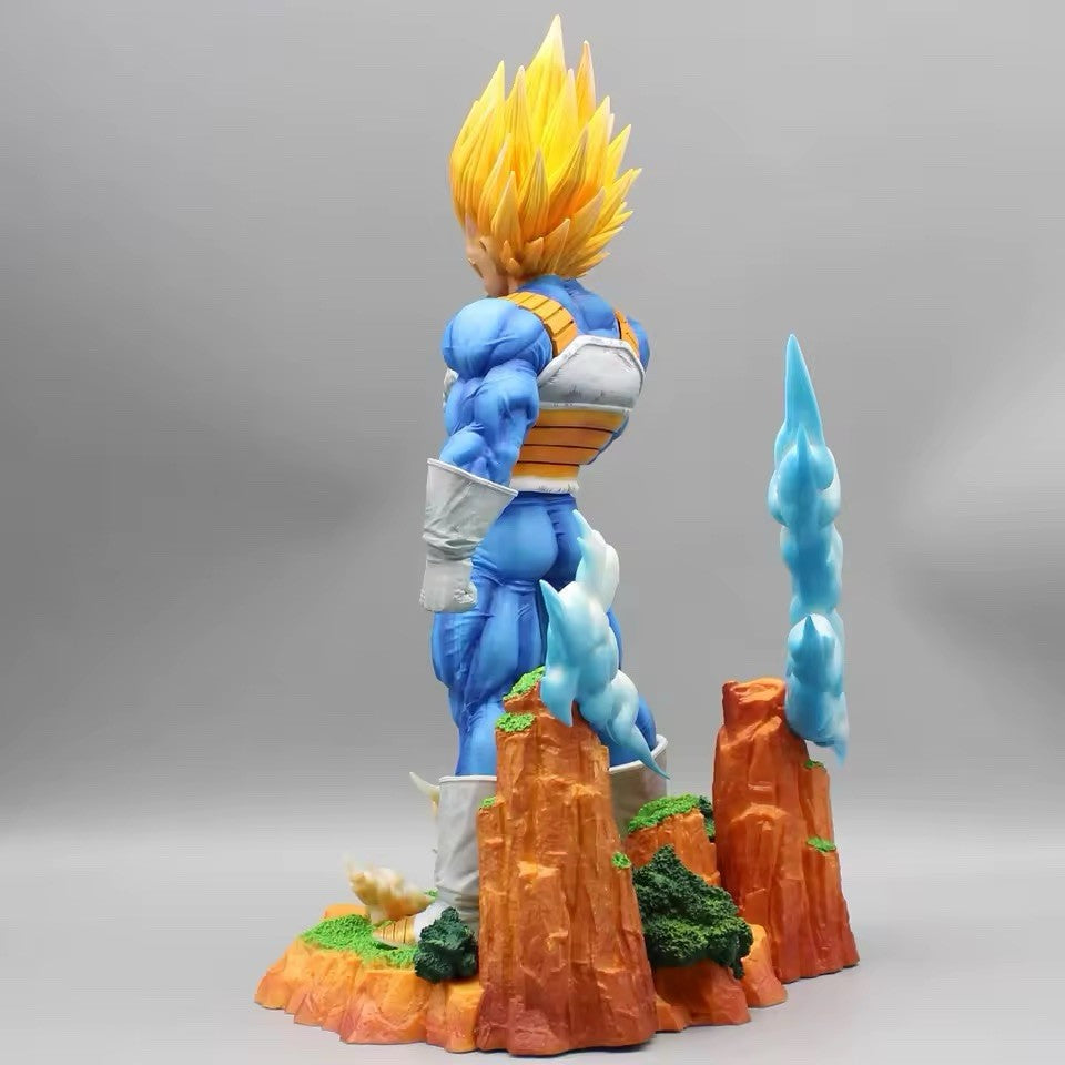 Action Figure Vegeta Super Sayan Dragon Ball Z Kakarot 36cm Statua Da Collezione