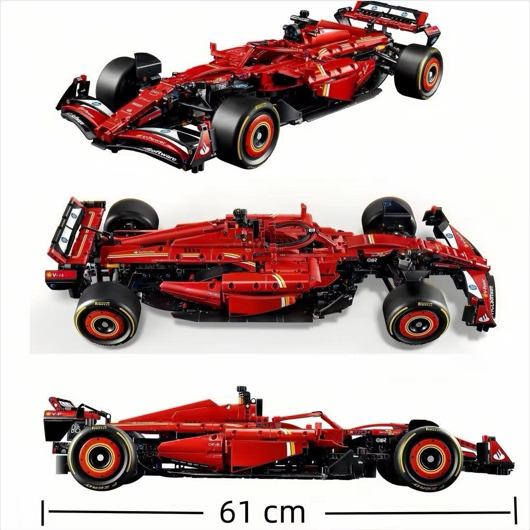 Macchina Formula 1 Ferrari Costruire Costruzioni Technic Mattoncini Collezione