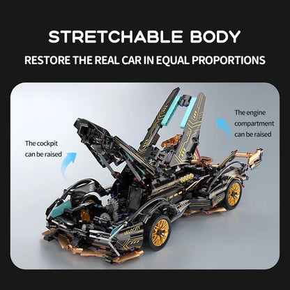 Lamborghini Concept Car Nuova Da Costruire Mattoncini Technic 1148 Pezzi New