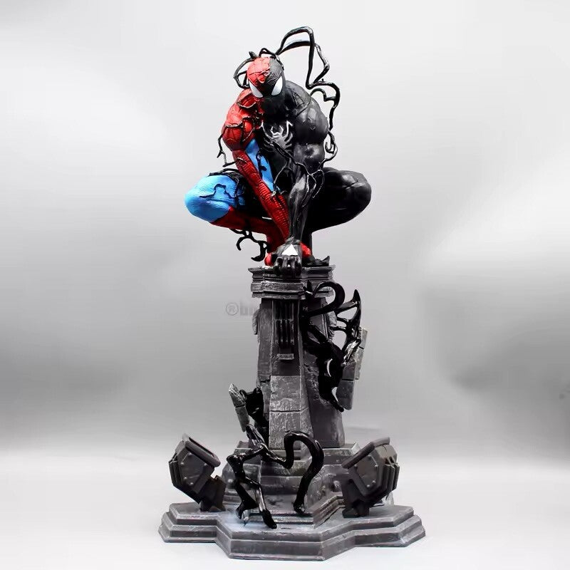 Action Figure Spiderman E Venom Videogame Marvel Avengers 38cm Simbionte New