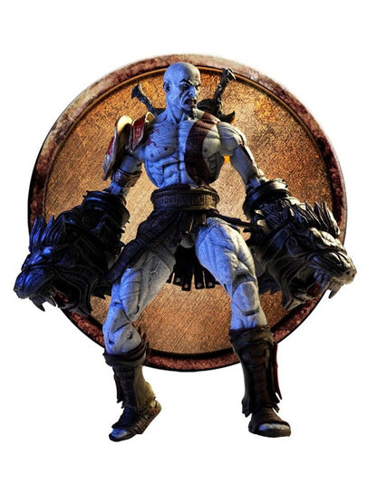Action Figure Kratos God Of War Nuova Statua Da Collezione Playstation 17cm