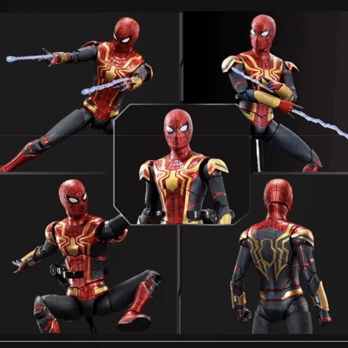 Action Figure Iron Spiderman Statua Da Collezione Videogame Anime Manga New