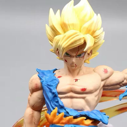 Action Figure Dragon Ball Z Goku Super Sayan 27cm Statua Da Collezione New Anime