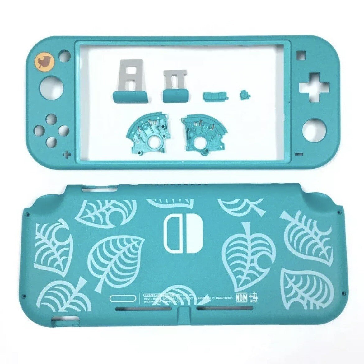 Scocca per Nintendo Switch Lite Case Esterno completo Frame Animal Crossing Azul