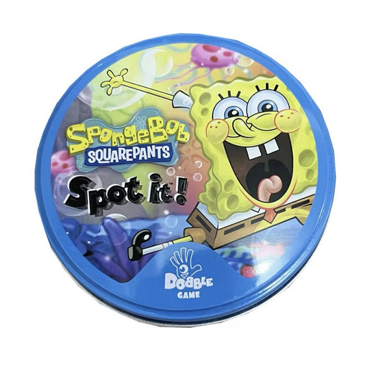 Dobble Spot It Spongebob Boardgame Gioco per la Famiglia Minigames Confezione