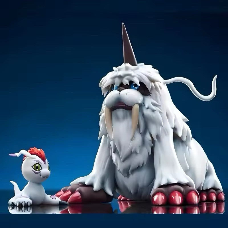 Action Figure Skull Bukamon Ikkakumon 13cm Digimon Adventure Statua Anime Manga