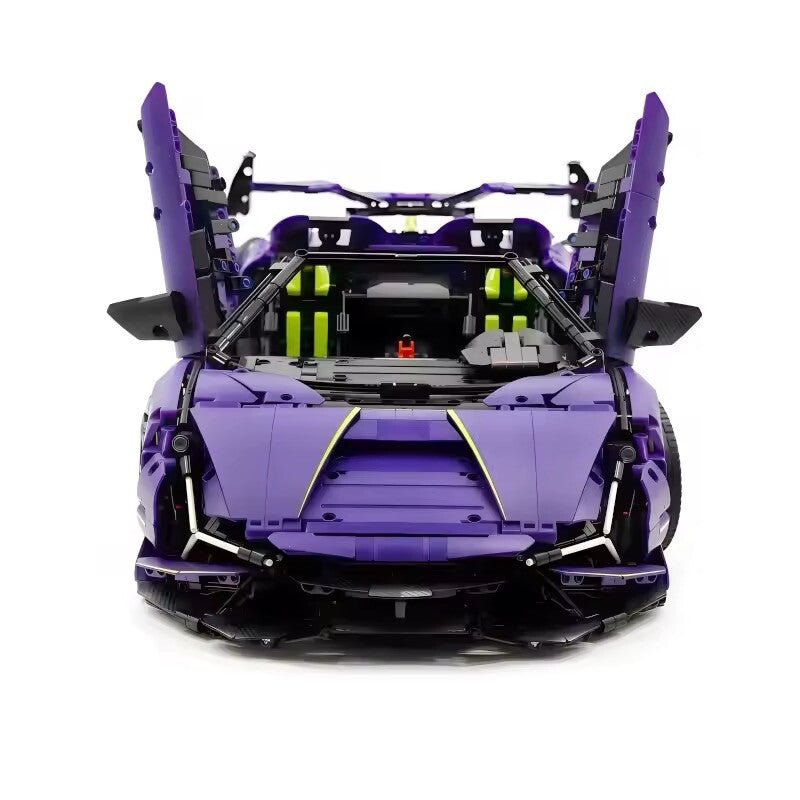 Lamborghini Sian Svj Da Costruire Mattoncini Technic 3654 Pezzi Scala 1:8 Viola