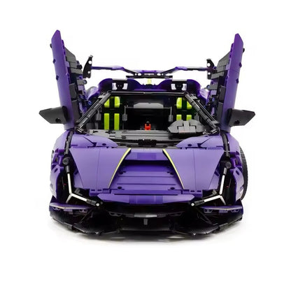 Lamborghini Sian Svj Da Costruire Mattoncini Technic 3654 Pezzi Scala 1:8 Viola