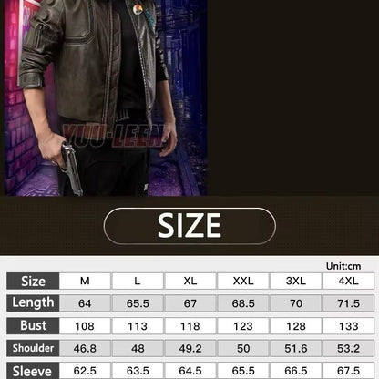 Cyberpunk 2077 Samurai Giacca Cosplay  Giubotto Jacket All Size Videogame Play