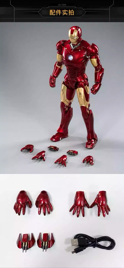 Ironman Iron Man Mk3 Avengers Infinity War Action Figure Da Collezione 36cm Big