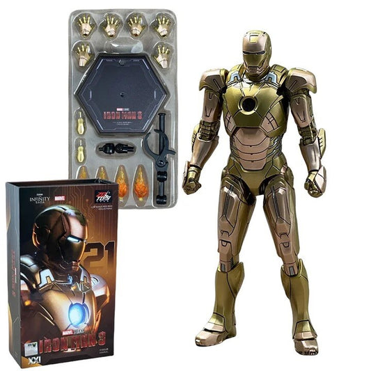 Action Figure Avengers Ironman Mk17 New Statua Collezione Videogames Super Hero