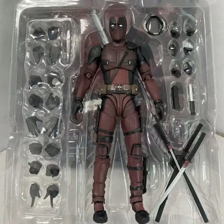 Deadpool Action Figure 16cm Marvel Film Deadpool & Wolverine Logan Comics Box