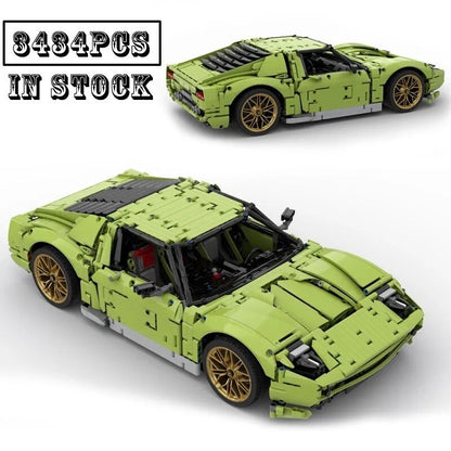 Lamborghini Countach LPI 800-4 Nuova Da Costruire Mattoncini Technic 3696 Pezzi