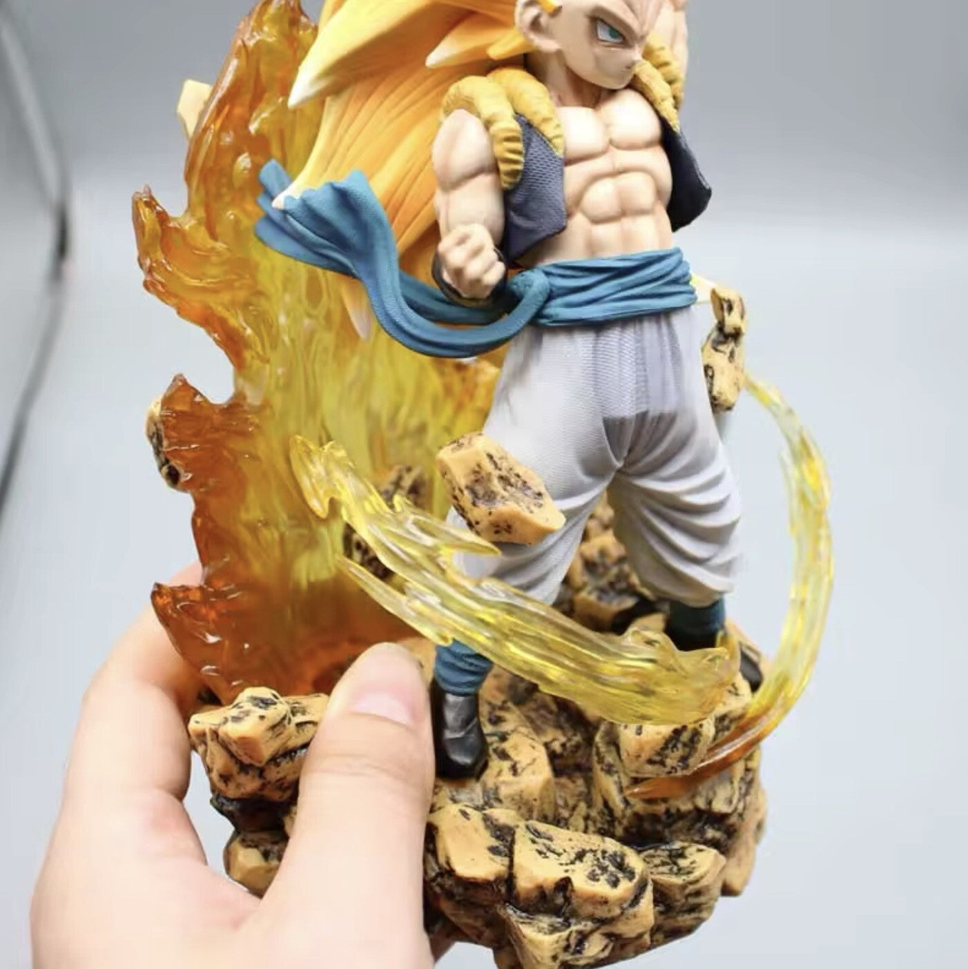Action Figure Dragon Ball Z Gotenks Super Sayan 3 22cm Da Collezione Anime Manga