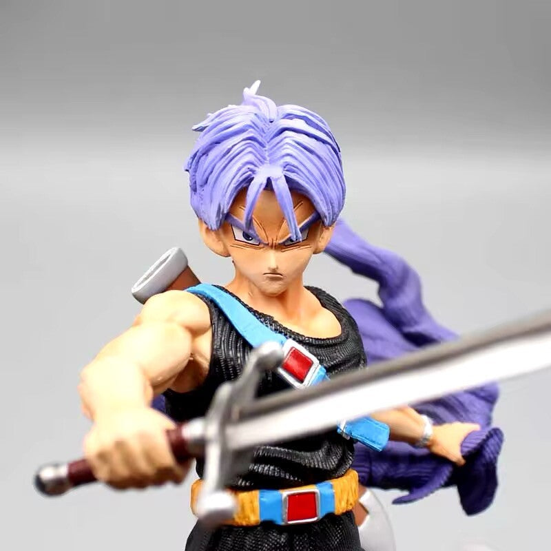 Trunks Super Saiyan Action Figure 25cm Dragon Ball Z Statua Da Collezione Anime
