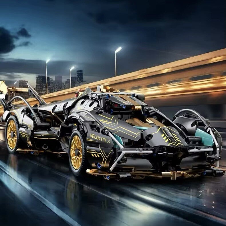 Lamborghini Tipo Concept Car Da Costruire Mattoncini Technic 1148 Pezzi 36cm New