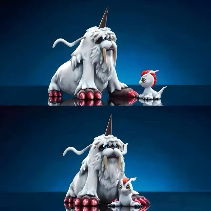 Action Figure Skull Bukamon Ikkakumon 13cm Digimon Adventure Statua Anime Manga