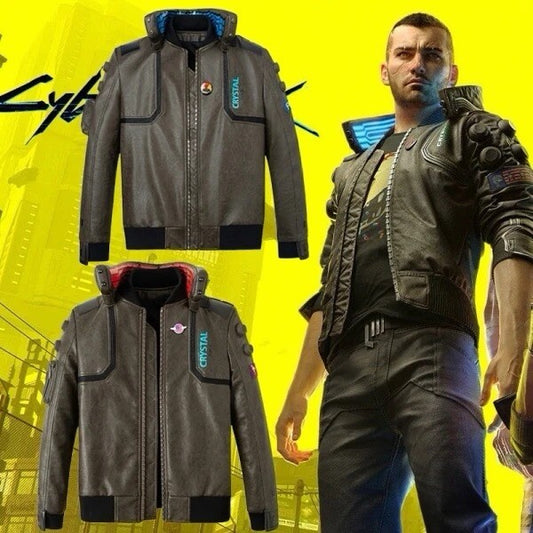 Cyberpunk 2077 Samurai Giacca Cosplay  Giubotto Jacket All Size Videogame Play