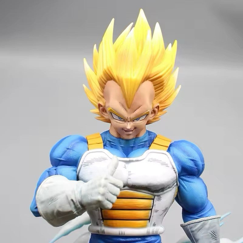 Dragon Ball Z Vegeta Super Saiyan Statue Anime Action Figure DBZ Collector 34cm