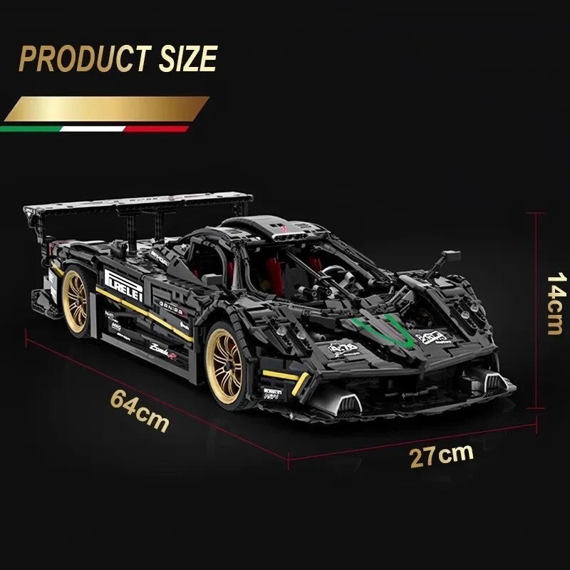 Pagani Zonda R Nuova Da Costruire Mattoncini Technic 4500 Pezzi Costruzioni New