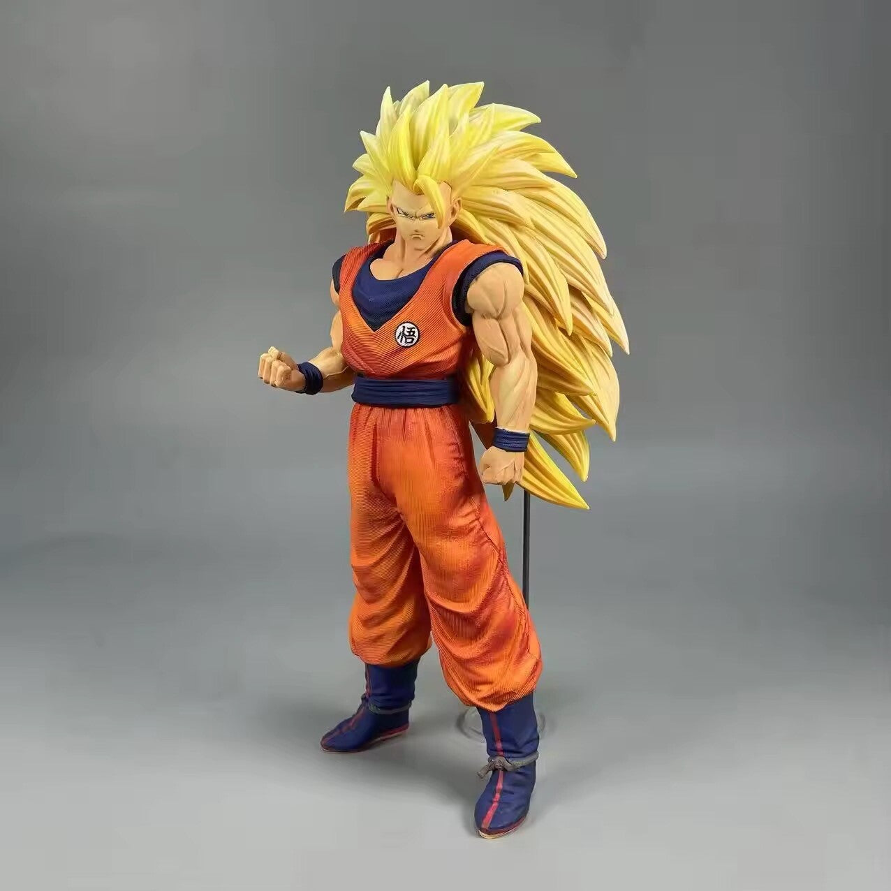 Goku Super Saiyan 3 Action Figure 30cm Dragon Ball Z Statua Da Collezione Anime