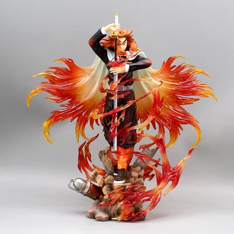Action Figure Demon Slayer Kyoujuro Rengoku 30cm Manga Statua Collezione Anime