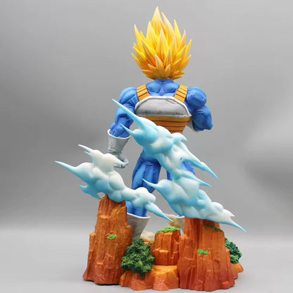 Action Figure Vegeta Super Sayan Dragon Ball Z Kakarot 36cm Statua Da Collezione