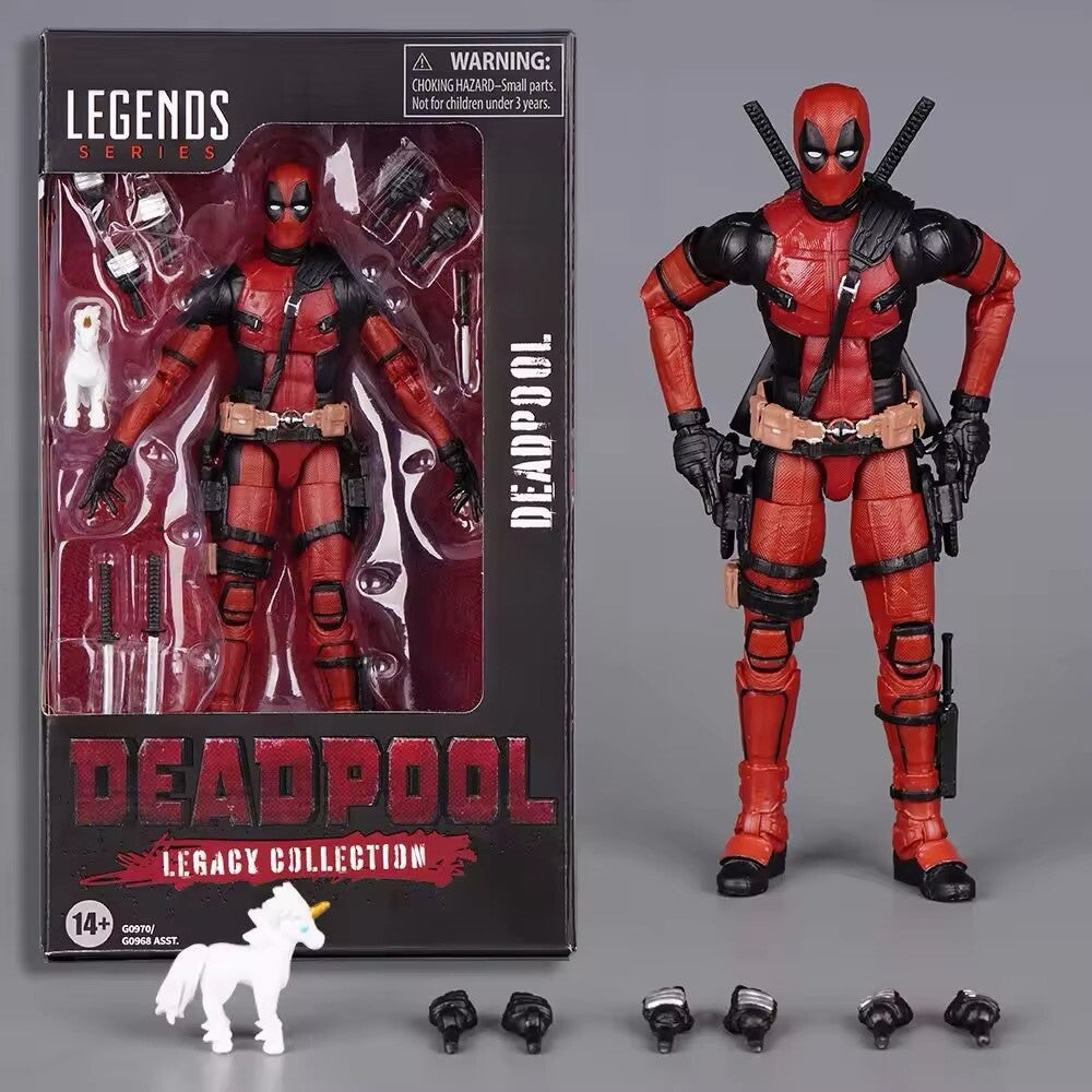 Deadpool Action Figure 16cm Marvel Film Deadpool & Wolverine Logan Comics Box