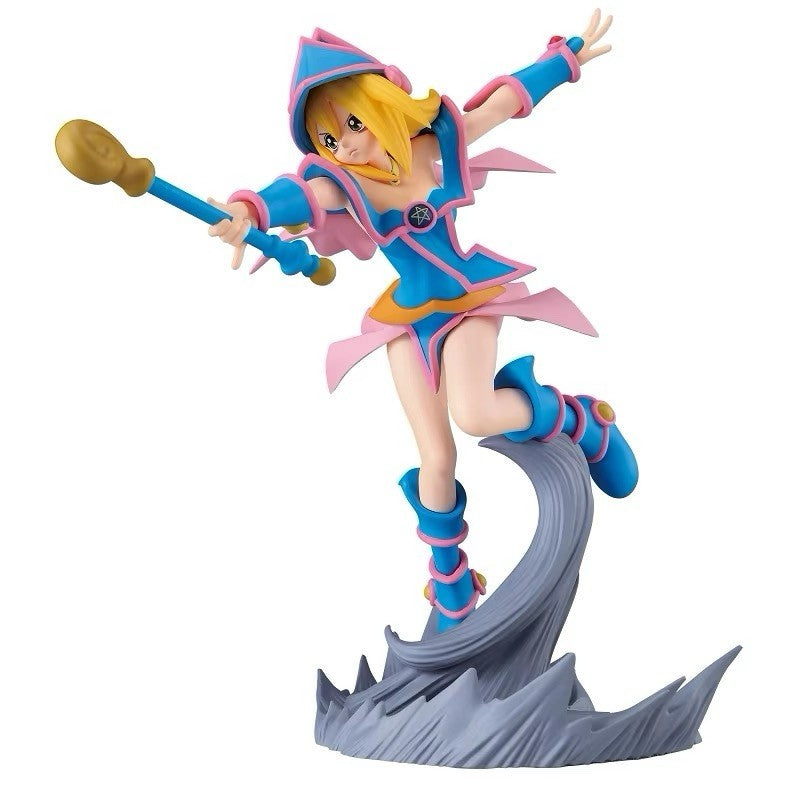 Yu-Gi-Oh Maga Nera Action Figure Black Magician Girl Collezione Bandai Banpresto