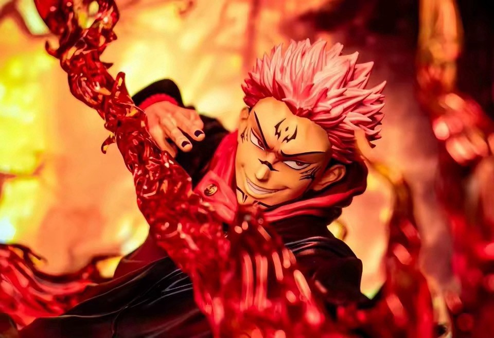 Jujutsu Kaisen Ryomen Sukuna Action Figure 30cm Anime Statua Collection Manga