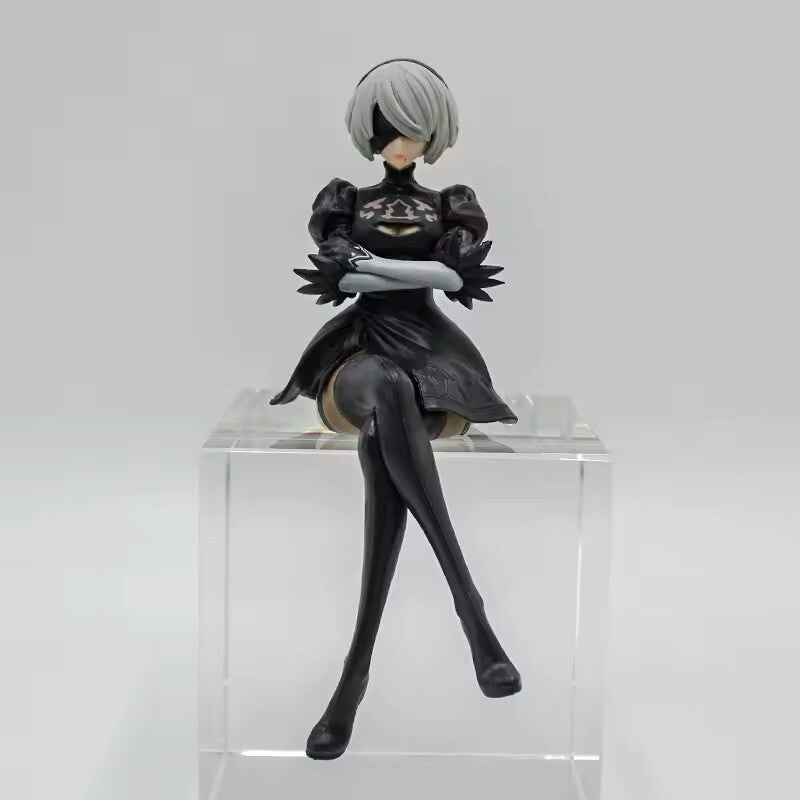 Action Figure Nier Automata Androide Type 2b Square Enix Anime Statua 15cm Game