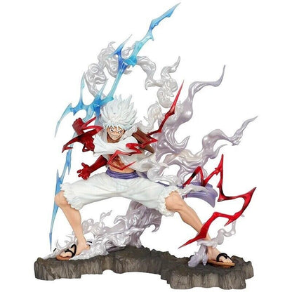 Action Figure Rubber One Piece Luffy 17.5cm Statua Monkey D. Rufy Gear 5 Nuovo