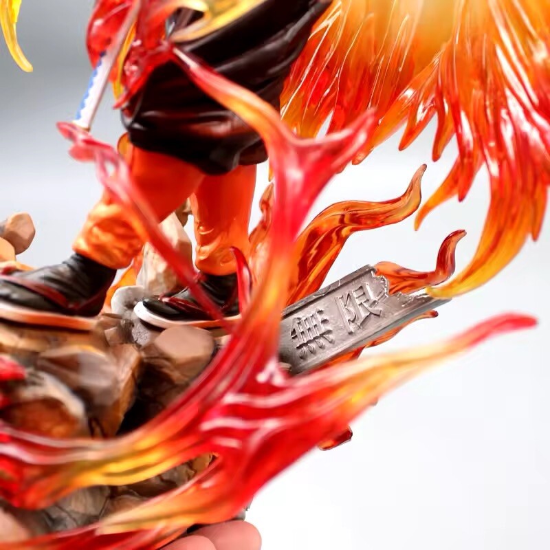 Action Figure Demon Slayer Kyoujuro Rengoku 30cm Manga Statua Collezione Anime