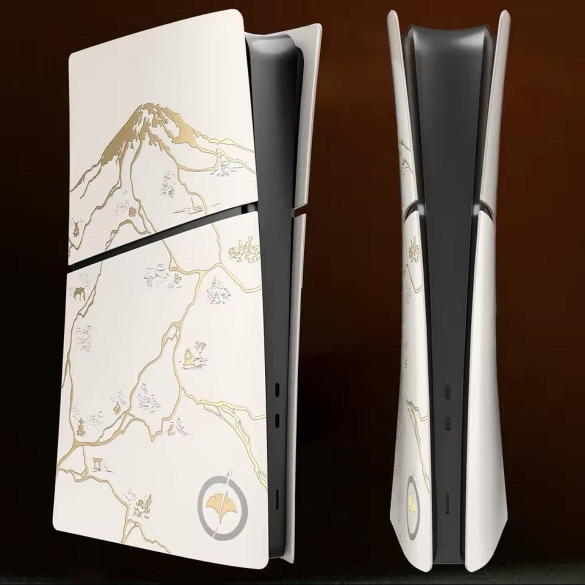 Ps5 Cover Ghost Of Yotei 30 Face Plate Coperture Slim/Fat/ Pro Digital/Disc Play
