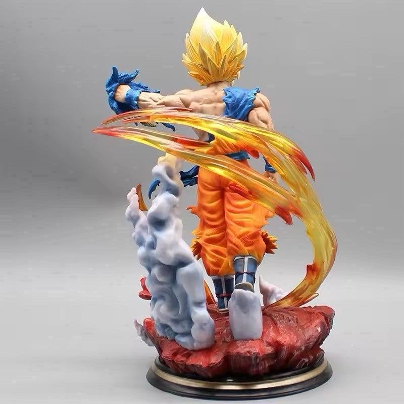 Action Figure Dragon Ball Z Goku Super Sayan 27cm Statua Da Collezione New Anime