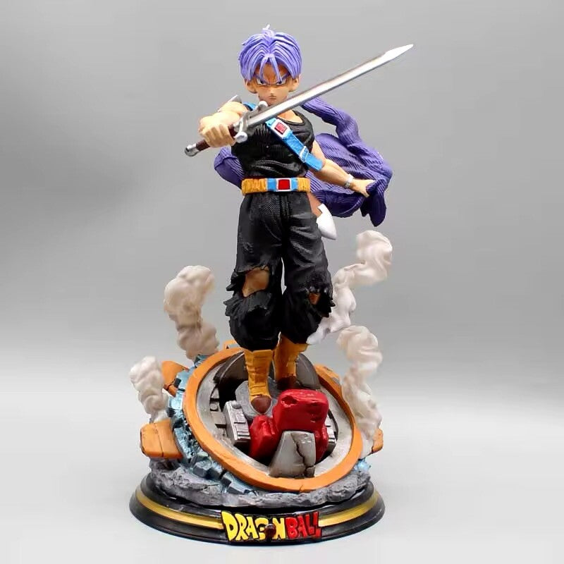 Trunks Super Saiyan Action Figure 25cm Dragon Ball Z Statua Da Collezione Anime