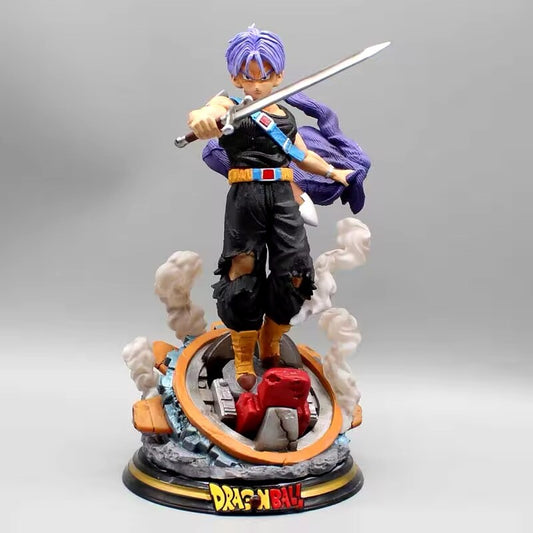 Trunks Super Saiyan Action Figure 25cm Dragon Ball Z Statua Da Collezione Anime