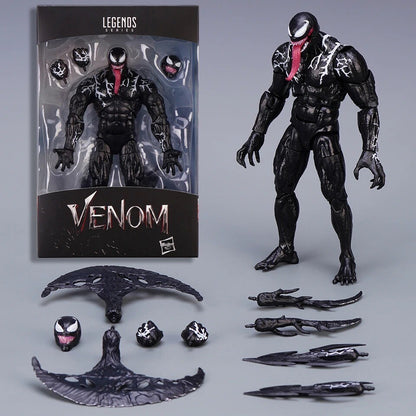 Action Figure Spiderman Venom 18cm Statua Da Collezione Videogame Anime