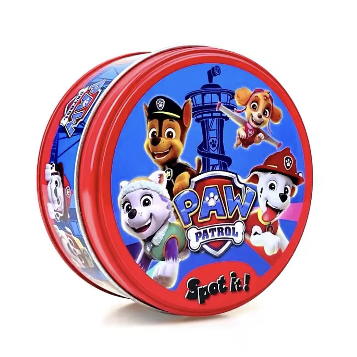Dobble Spot It Paw Patrol Boardgame Gioco per la Famiglia Minigames Confezione