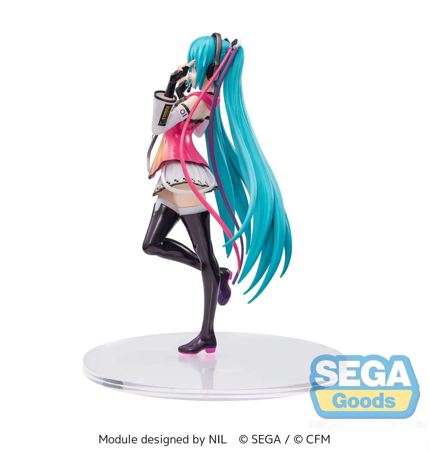 Action Figure Maid Vocaloid Hatsune Miku 20cm Statua Collezione Kawaii Luminasta